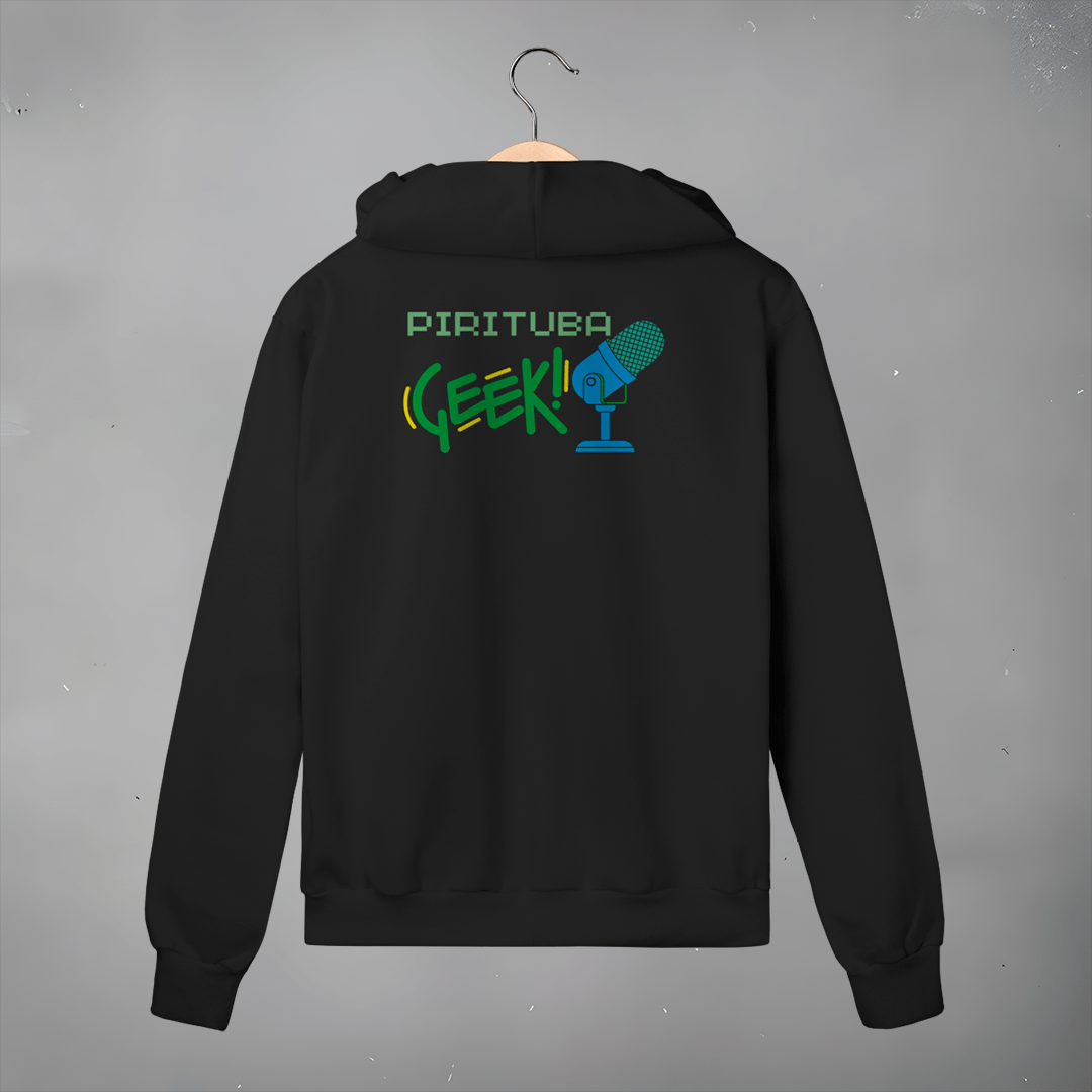 Nome do produto: Moletom Geek Pirituba Oficial Logo - Zíper