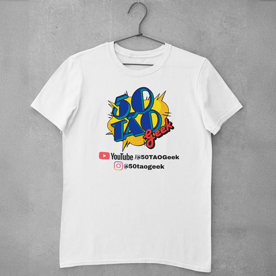 Camiseta 50Tao Geek - Siga a Franquia (Clara)