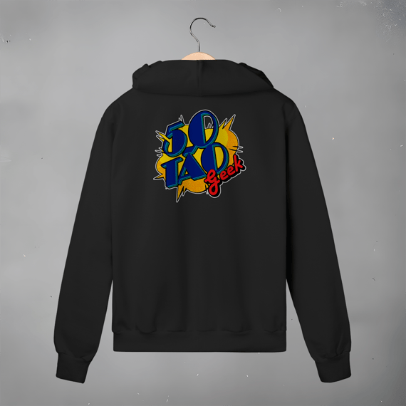 Camiseta 50Tao Geek Comic Logo V2 - Zíper