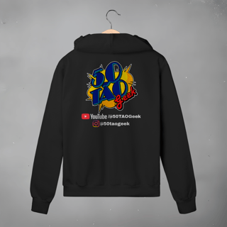 Moletom 50Tao Geek - Siga a Franquia Zíper