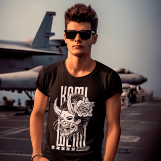 Nome do produtoCamiseta Geisha Oni Mask