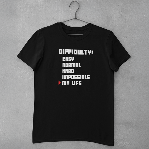 Difficulty My Life - Escura - Plus Size
