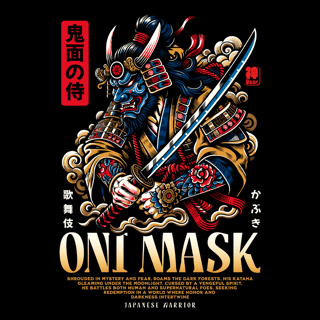 Nome do produtoCamiseta Oni Mask - Baby Long