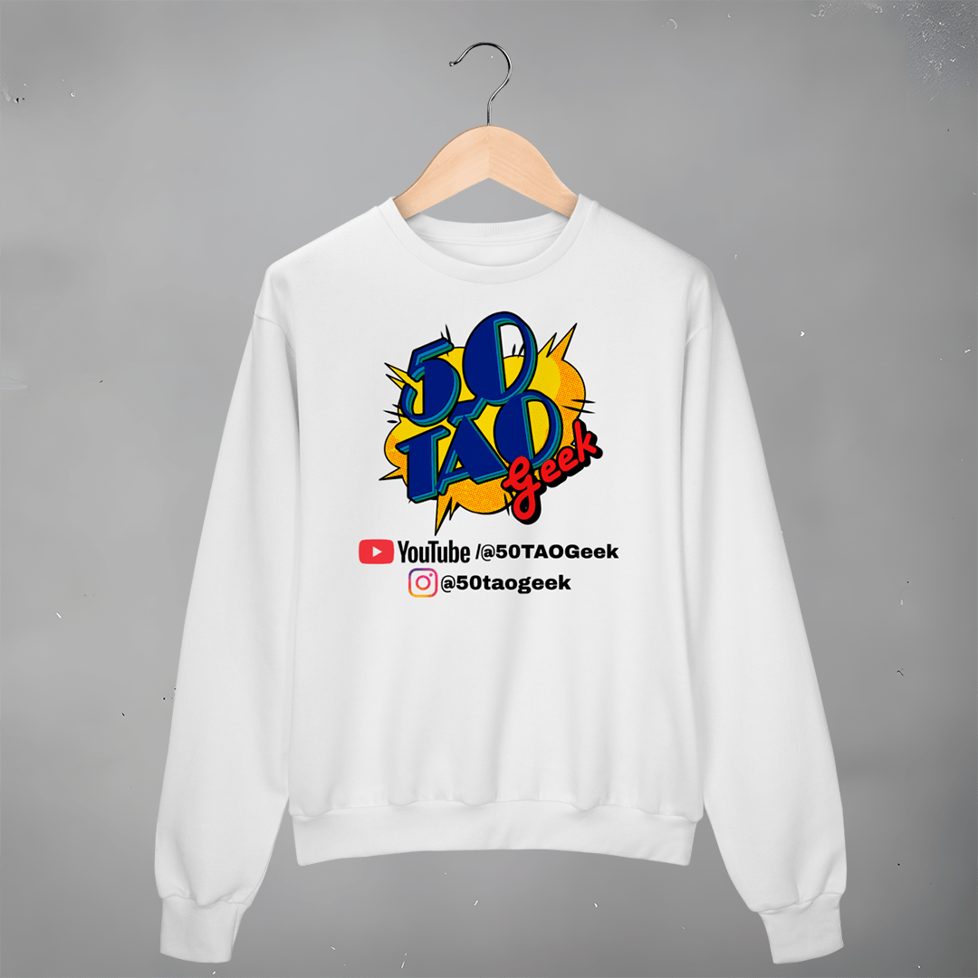 Nome do produto: Moletom 50Tao Geek - Siga a Franquia Sueter (Clara)