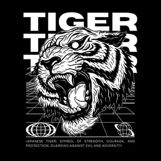 Nome do produtoCamiseta Japanese Tiger Symbol - Baby Long