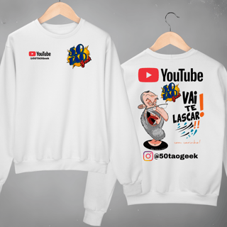 Moletom 50Tao Geek - Vai Te Lascar Oficial - Sueter