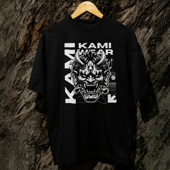 Oni Face Kami Wear - Oversized