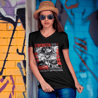 Nome do produtoCamiseta Strength Kunoichi Power - Baby Long