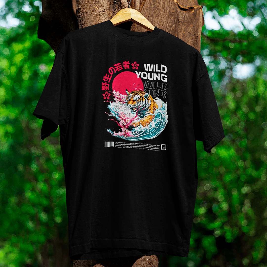 Nome do produto: Camiseta Wild & Young - Oversized