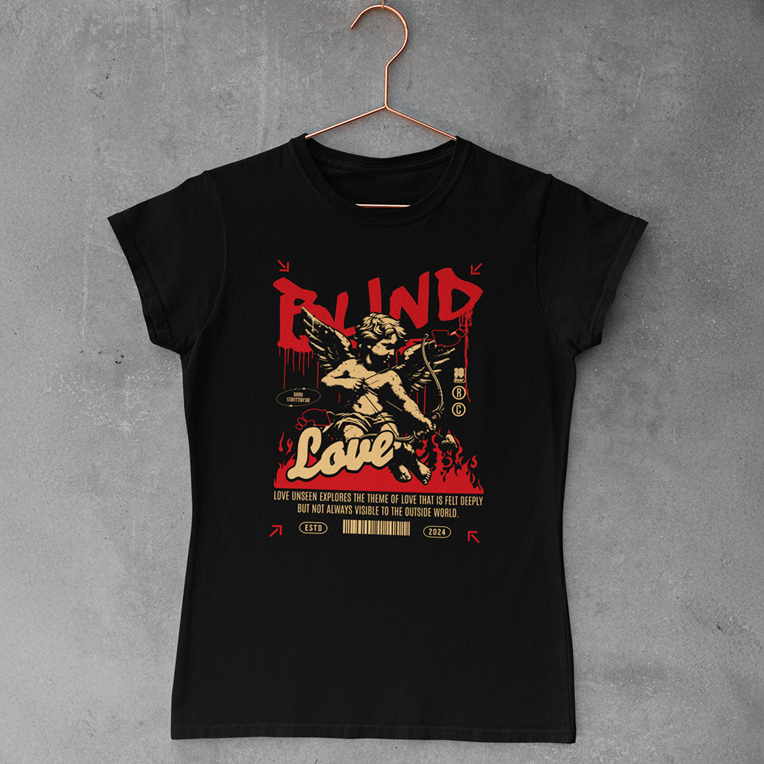 Nome do produto: Camiseta Blind Love - Baby Long