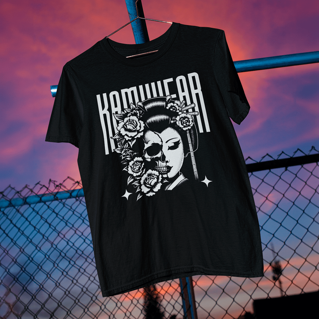 Nome do produto: Camiseta Geisha Skull