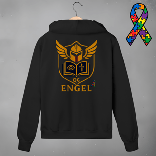 Moletom QG Engel Official Shield - Zíper