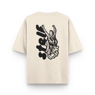 Nome do produto Man of Steel | Eternity [Camiseta Oversized - Costas]
