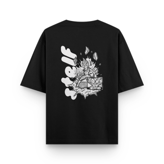 Nome do produto Prince of Saiyajins | Legacy [Camiseta Oversized - Costas]