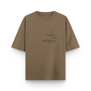 Nome do produto I'm Afraid | Whisper [Camiseta Oversized]