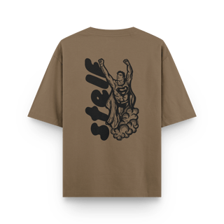Nome do produto Man of Steel | Eternity [Camiseta Oversized - Costas]