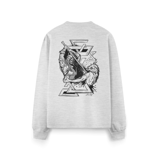 Nome do produto White Wolf | Fury [Moletom - Costas]