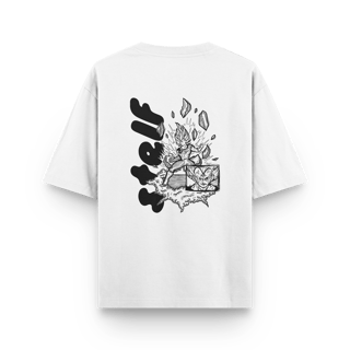 Prince of Saiyajins | Legacy [Camiseta Oversized - Costas]