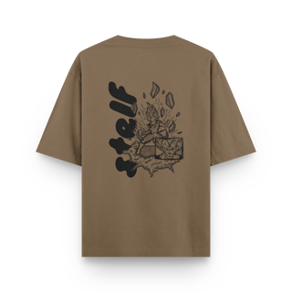 Nome do produto Prince of Saiyajins | Legacy [Camiseta Oversized - Costas]