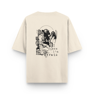 Nome do produto I'm Afraid | Confession [Camiseta Oversized - Costas]