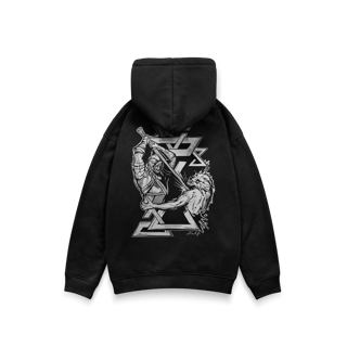 Nome do produto White Wolf | Fury [Hoodie - Costas]