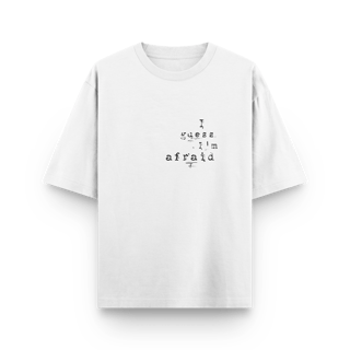 Nome do produto I'm Afraid | Whisper [Camiseta Oversized]