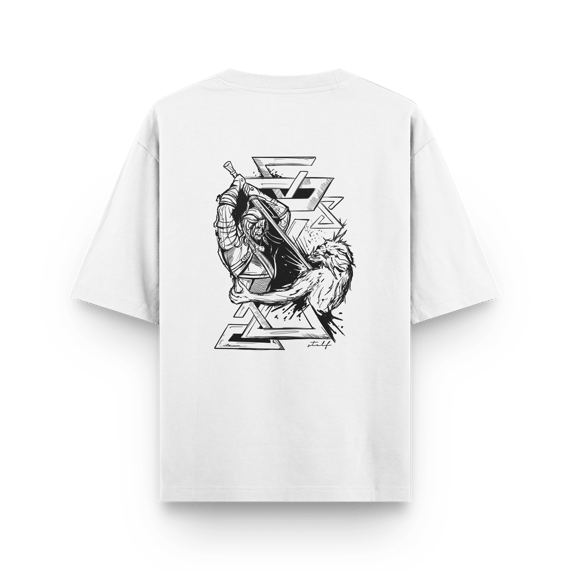 White Wolf | Fury [Camiseta Oversized - Costas]