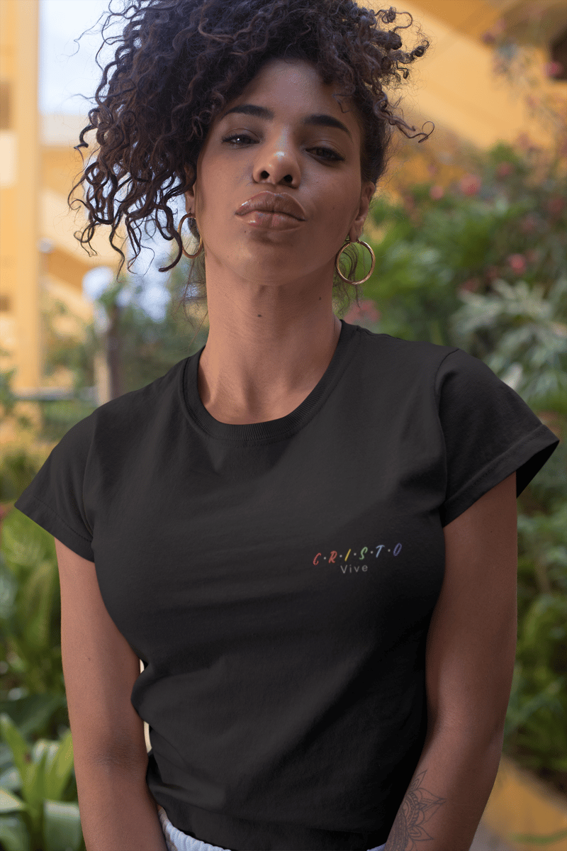 Nome do produto: Camiseta Baby Cristo Vive Stare