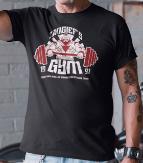 Nome do produto Camiseta Zangief's Gym Street Fighter