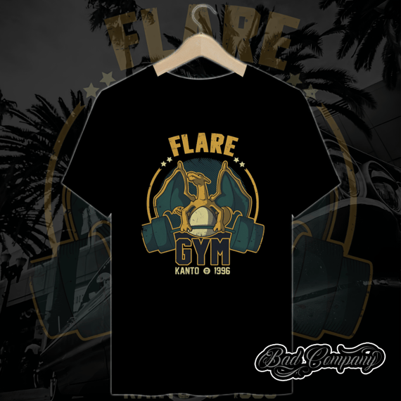 Camiseta Flare Gym Charizard Pokémon