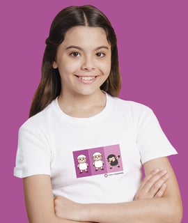 Camiseta Infantil : Menina (10 a 14) : Celebre a Singularidade (Neurodiversidade / Autista / TDAH / Superdotação)