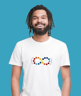 Camiseta Masculina : Infinito TEA (Espectro Autista)