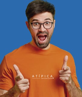 Camiseta Masculina : Atípica Paternidade (Inclusão / Autista / TDAH / Superdotação)