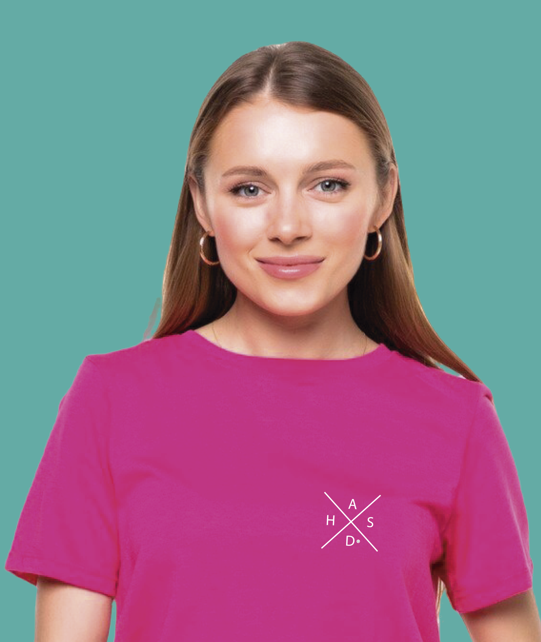 Camiseta Unissex (Feminino / Masculino) : X AHSD - Superdotação