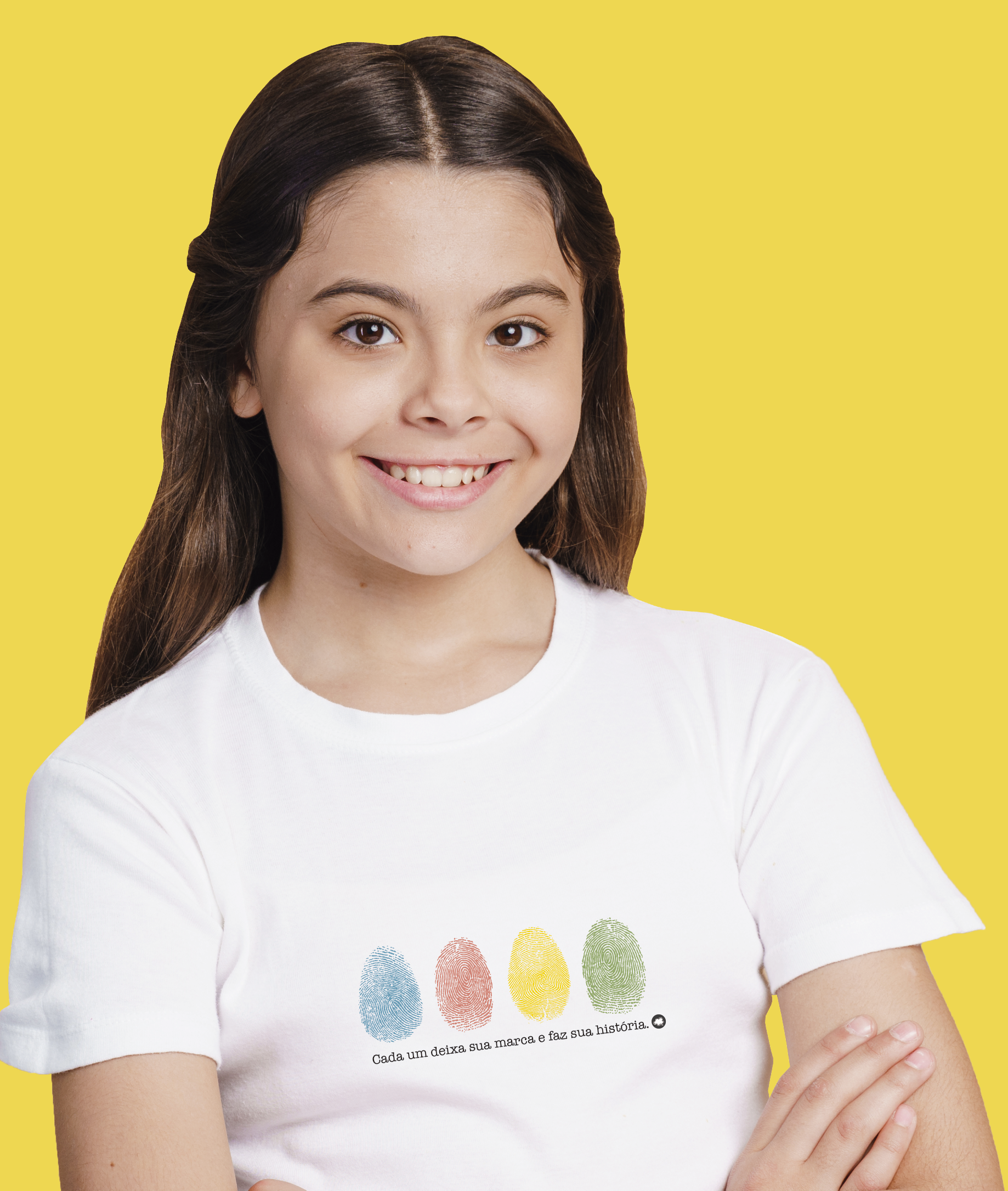 Camiseta Infantil : Menina (10 a 14) : Sua Marca (Inclusão / Autista / TDAH / Superdotação)