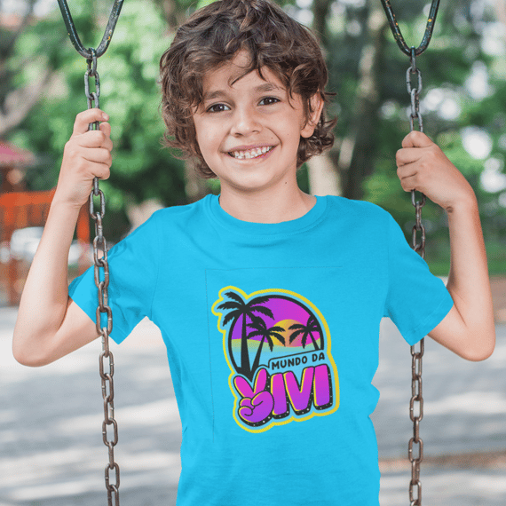 CAMISETA MUNDO DA VIVI TROPICAL