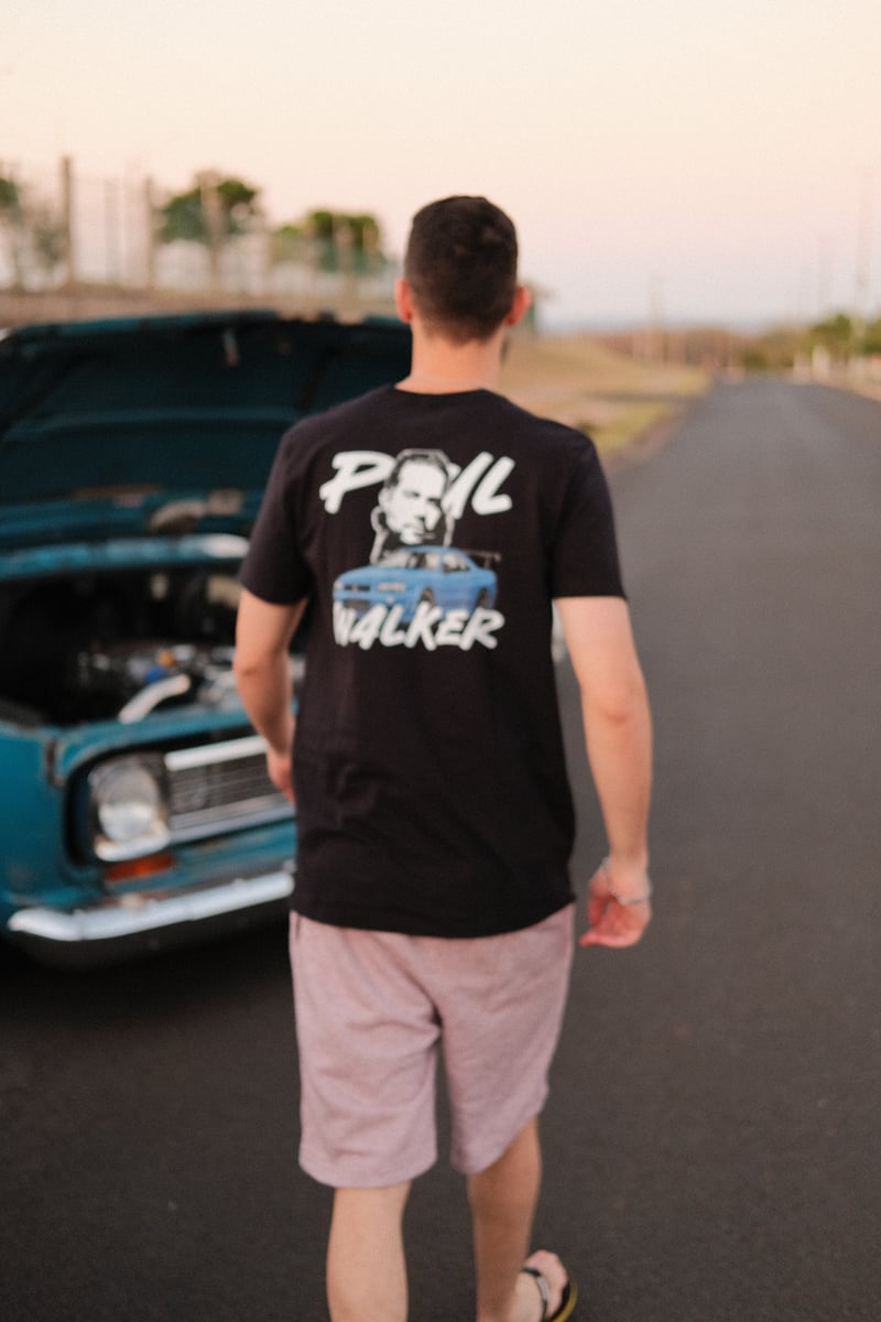 Nome do produto: TSHIRT PAUL WALKER R32 BLUE