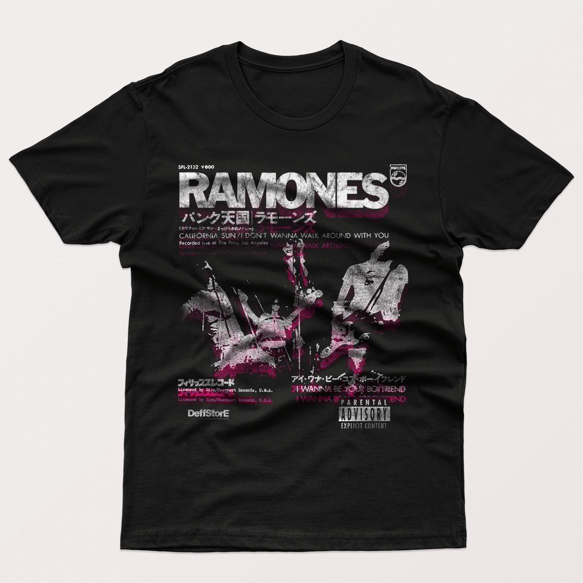 Nome do produto: RAMONES - JAPAN SPLIT TEE