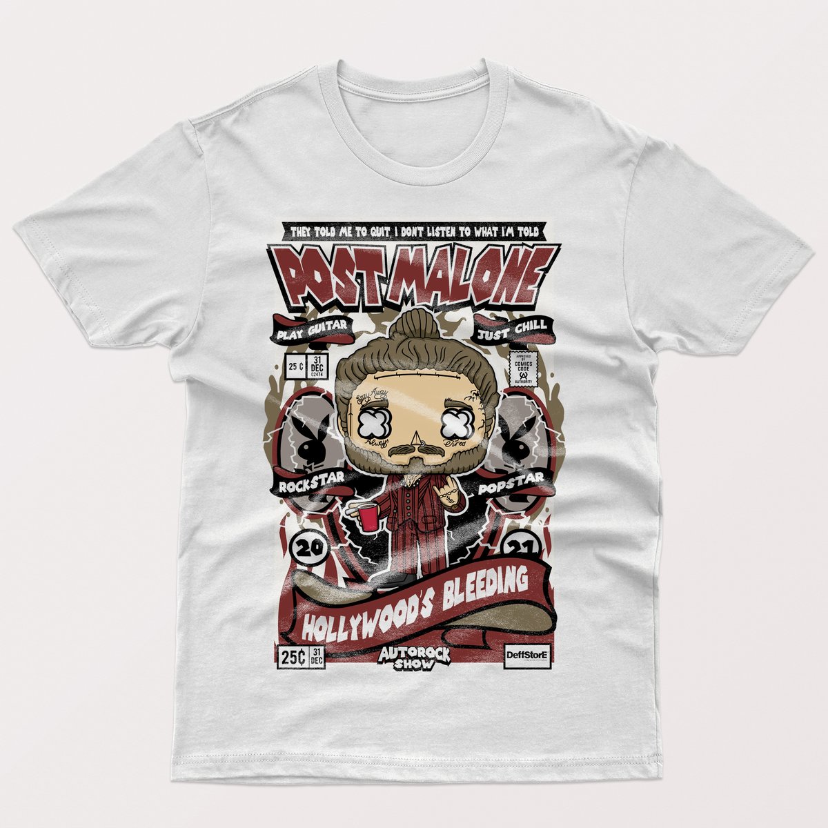 Nome do produto: POST MALONE - FUNKOS OF DEFF (  Disponível em todos os produtos da Categoria CUSTOM )