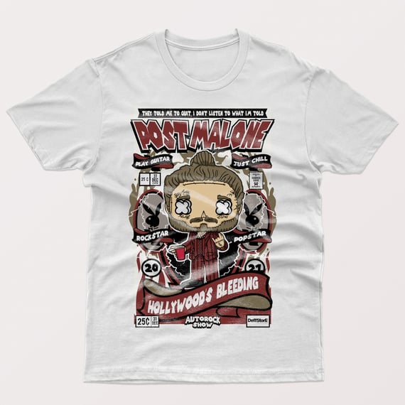 POST MALONE - FUNKOS OF DEFF (  Disponível em todos os produtos da Categoria CUSTOM )