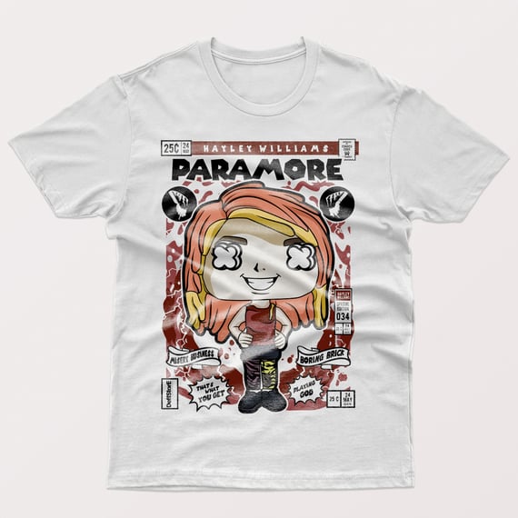 PARAMORE - FUNKOS OF DEFF (  Disponível em todos os produtos da Categoria CUSTOM )