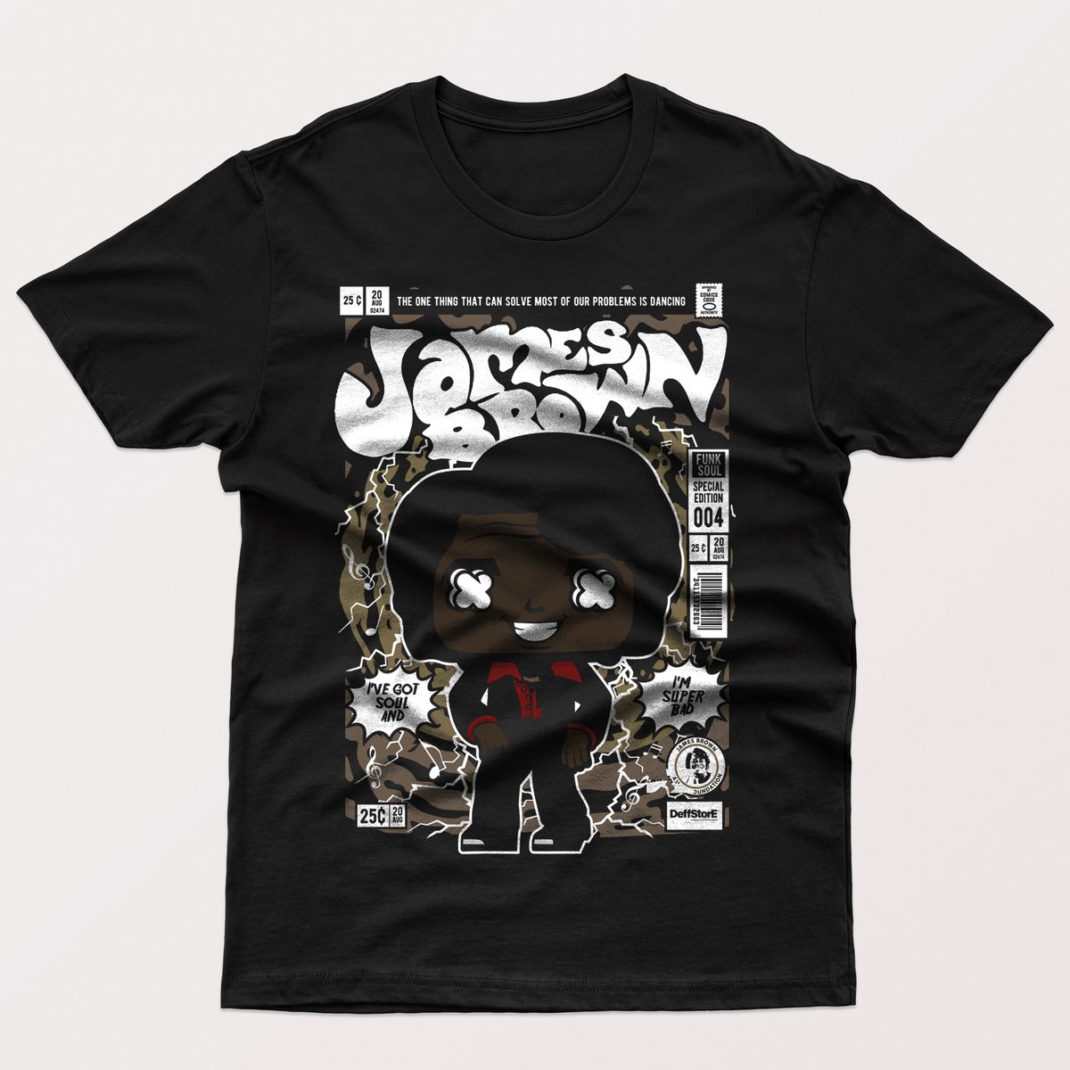 Nome do produto: JAMES BROWN - FUNKOS OF DEFF (  Disponível em todos os produtos da Categoria CUSTOM )