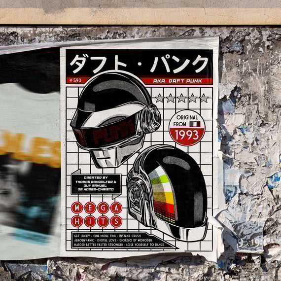 POSTER DAFT PUNK - 1993