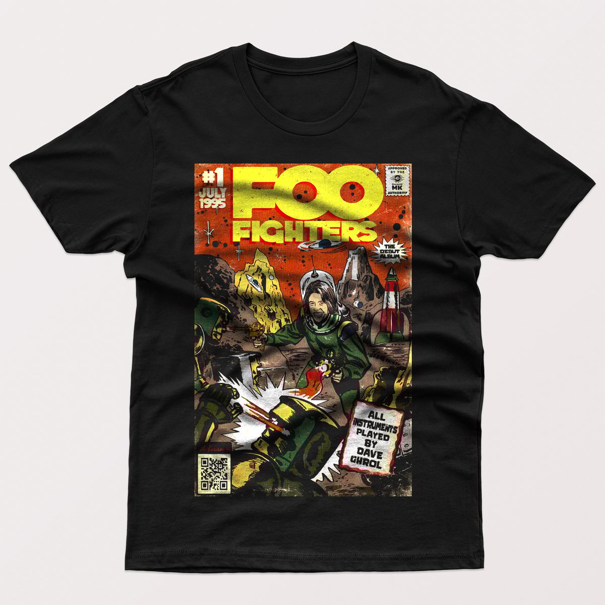 Nome do produto: FOO FIGHTERS 1995 - COMIC DEFF