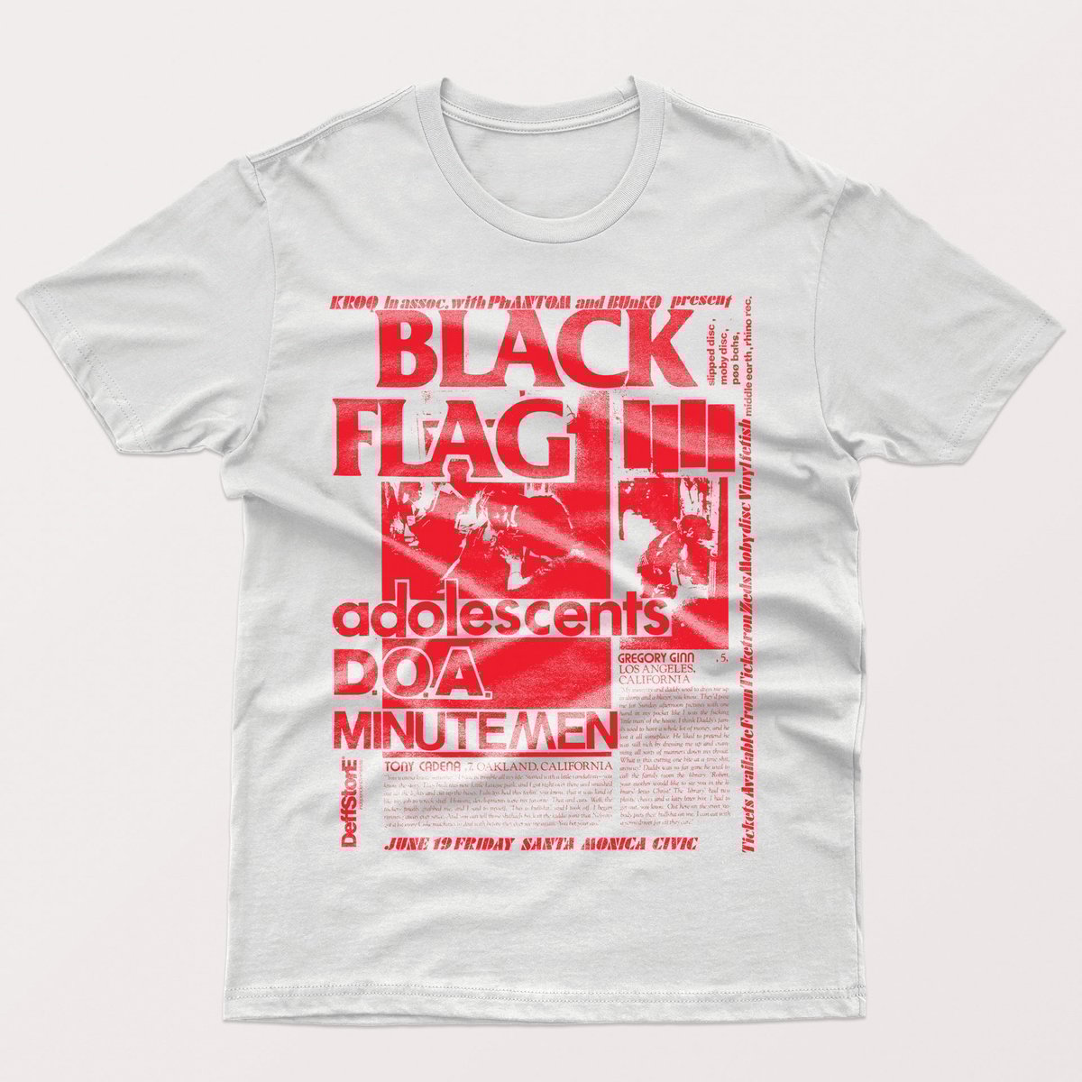 Nome do produto: BLACK FLAG - LIVE SANTA MONICA