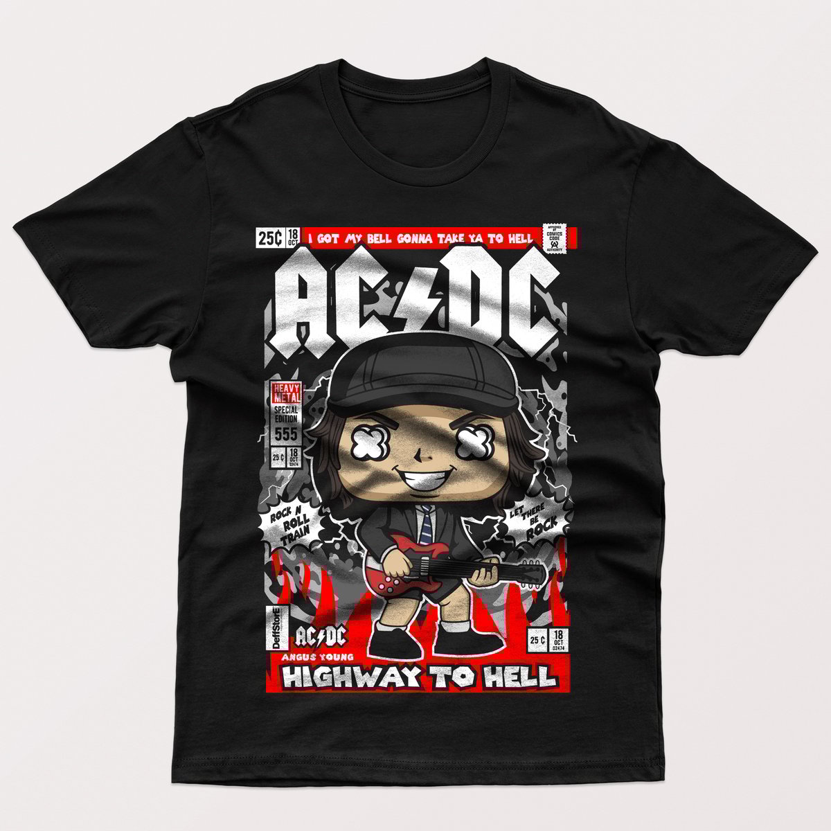 Nome do produto: AC/DC - FUNKOS OF DEFF (  Disponível em todos os produtos da Categoria CUSTOM )