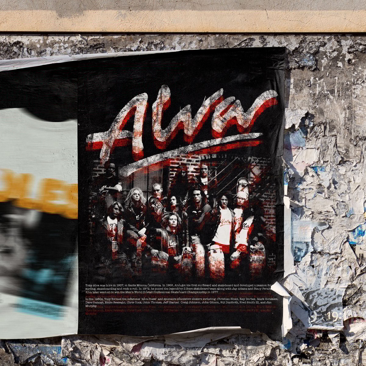Nome do produto: POSTER ALVA SKATE POSSE 80`S