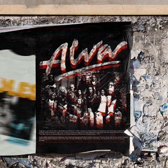 POSTER ALVA SKATE POSSE 80`S
