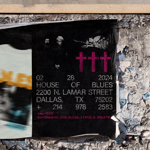 POSTER CROSSES - TEXAS