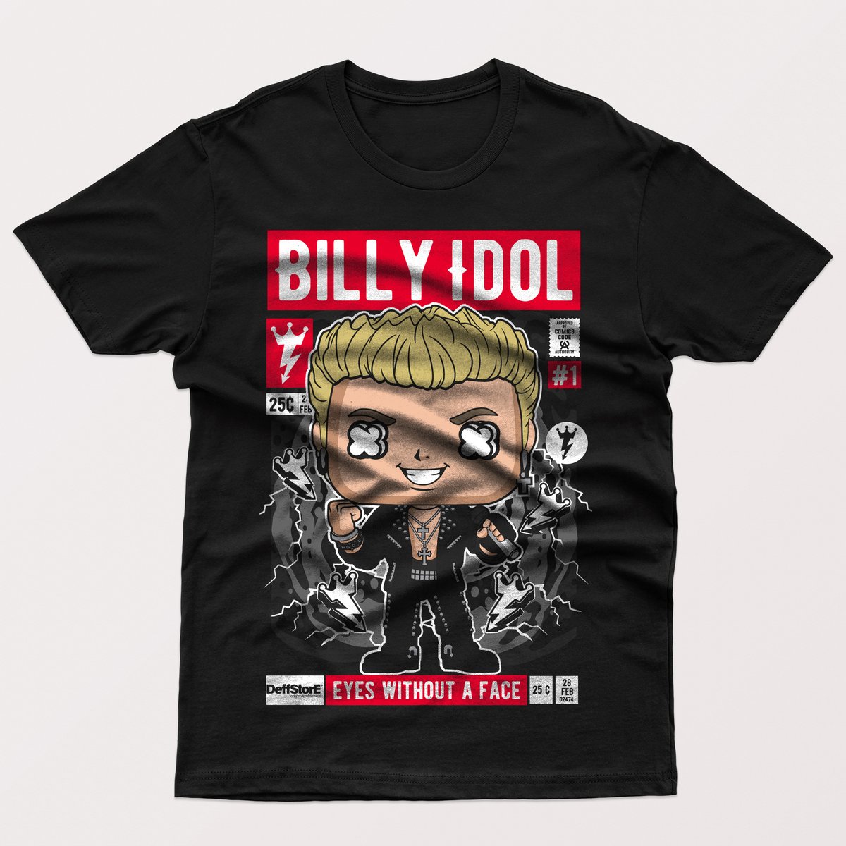 Nome do produto: BILLY IDOL - FUNKOS OF DEFF (  Disponível em todos os produtos da Categoria CUSTOM )
